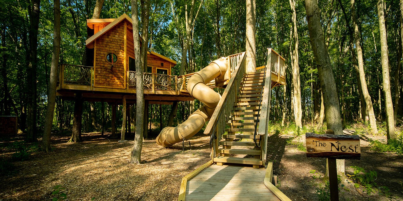 Select https://metroparkstoledo.com/features-and-rentals/treehouse-village-the-nest/