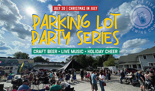 Inside the Five Parking Lot Party | Christmas in July
