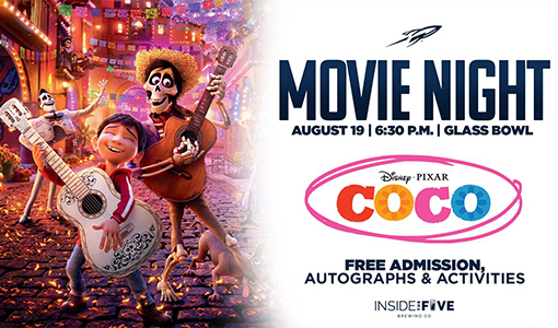 Movie Night at the Glass Bowl | Coco