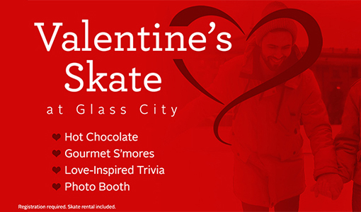 Valentine's Skate at Glass City Metropark