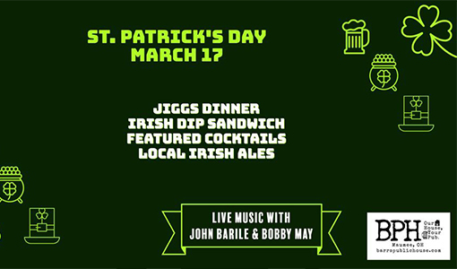 St. Patrick's Day at Barr's Public House