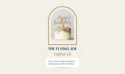 The Flying Joe Birthday Celebration