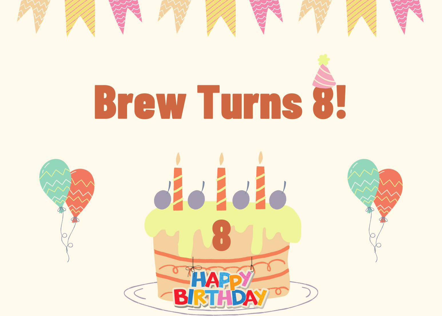 Brew Coffee Bar Turns 8!