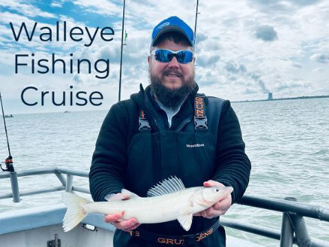 Lake Erie Walleye Fishing Trips - on The Glass City Pearl