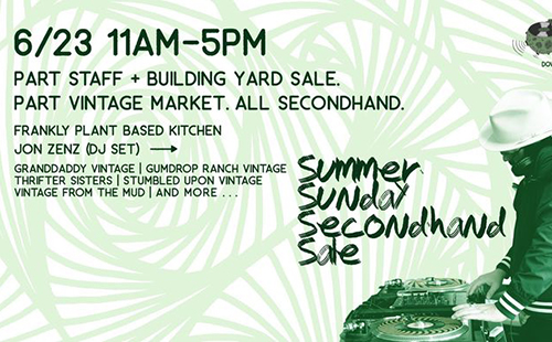 Summer Sunday Secondhand Sale