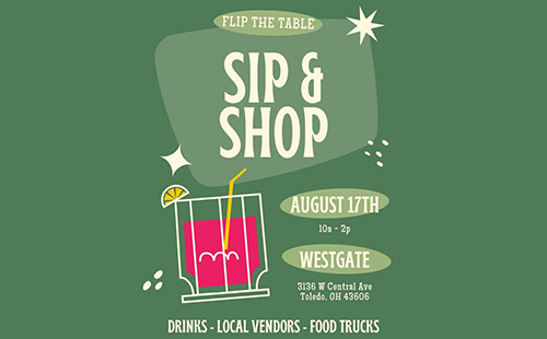Sip & Shop with Flip the Table