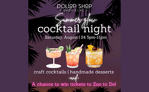 Summer Glow Cocktail Night at Dollop Shop