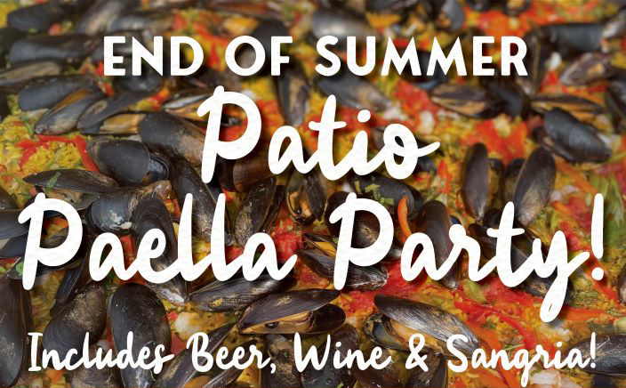 End of Summer Patio Paella Party