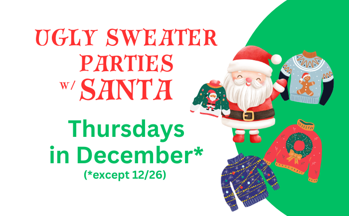 Ugly Sweater Parties with Santa