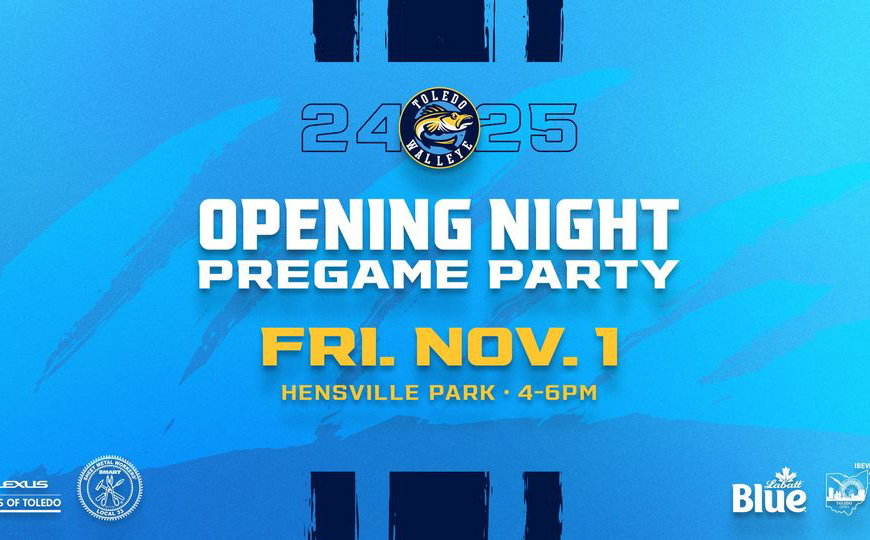 Toledo Walleye Opening Night Pregame Party