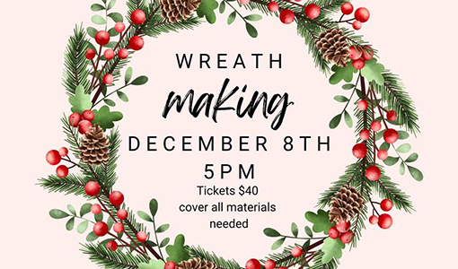 Wreath Making Class at Flip the Table