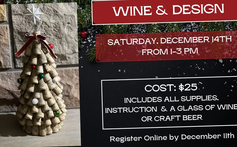 Wine & Design: Cork Tree Craft Night at Majestic Oak Winery