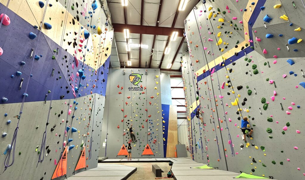 Climbing activity at Adventus Climbing