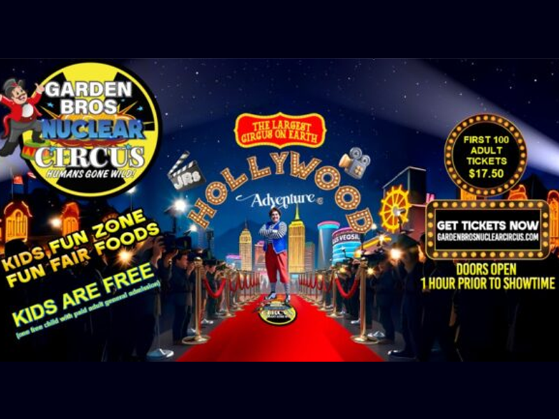 garden bros circus 4×3 event