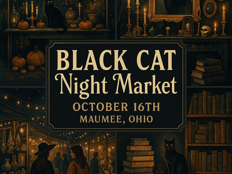 black cat night market maumee 4×3 event image