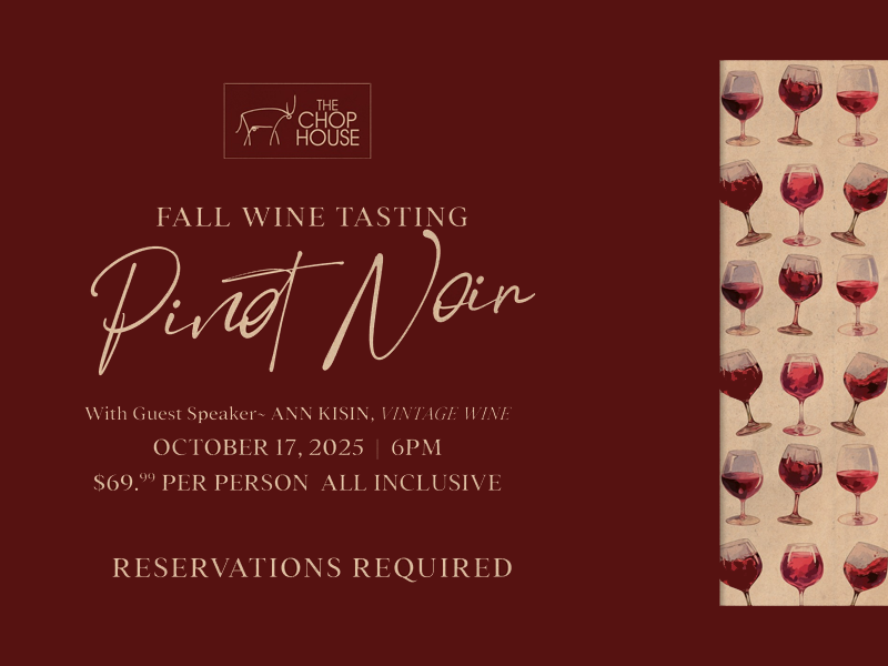 chop house wine pinot noir 4×3 event image
