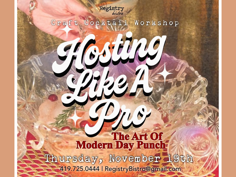 Registry Bistro Cocktail Workshop – Hosting Like a Pro: The Art of a Modern Punch