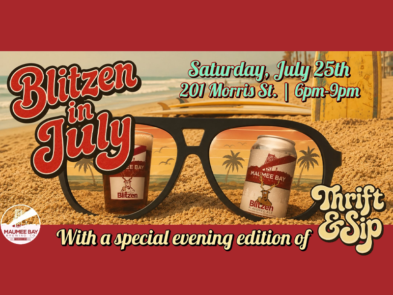 Blitzen in July | Thrift & Sip