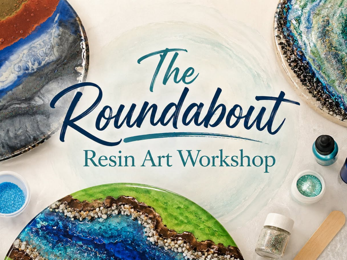 The Roundabout Resin Art Workshop at Copper Moon