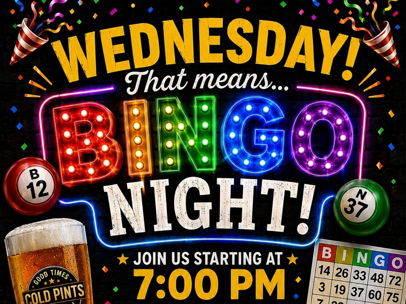Bingo Night – Great Black Swamp Brewing Co